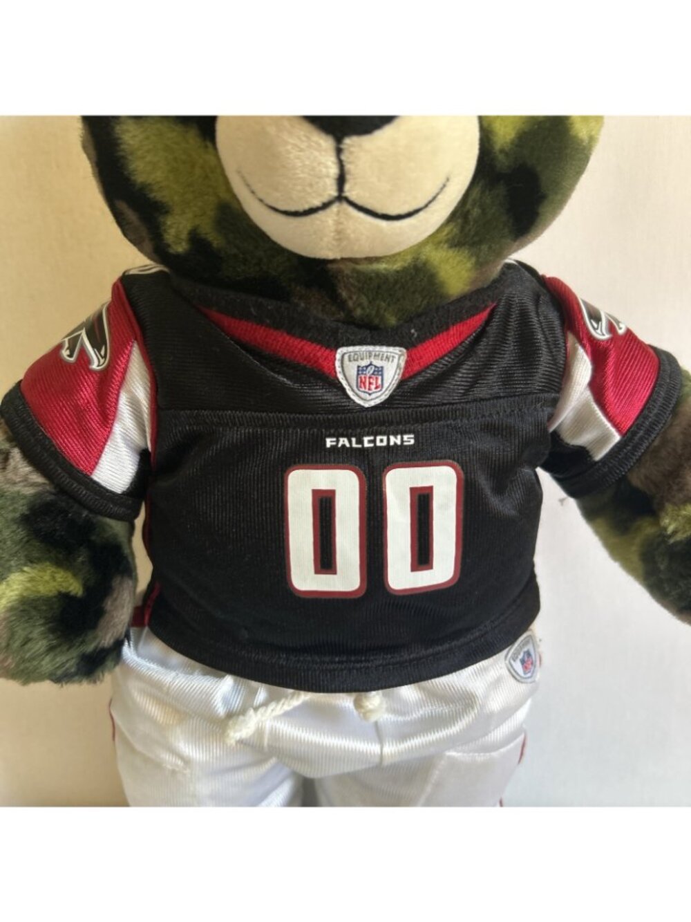 Build a Bear Camo Bear Atlanta Falcons Football Jersey Pants Cleats BAB - Picture 3 of 13